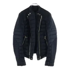 BALMAIN (バルマン) 12AW Biker Down バイカー ダブルライダース ダウンジャケット ナイロン ブラックのサムネイル