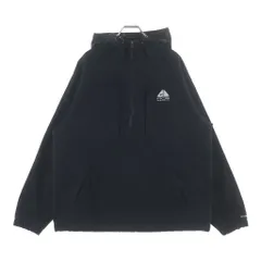 NIKE ACG (ナイキエーシージー) 22AW ×Denim Pullover シュプリーム ロゴ刺繍 デニム ハーフジップ プルオーバー パーカー ジャケット ブラック DO7198-010のサムネイル