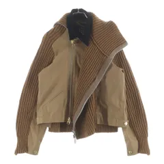 Sacai (サカイ) サカイ 25AW ×カーハートダブリューアイピー ダックウール 異素材ドッキング加工ジャケット ジップアップブルゾン 25-08085のサムネイル