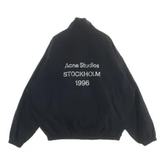 Acne Studios (アクネ ストゥディオズ) LOGO ZIPPER JACKET ロゴプリント ジップアップジャケット ブラック FN-MN-OUTW001264のサムネイル