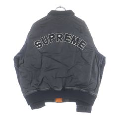 超激レア supreme 21AW Hooded MA-1 ミリタリー ボンバー - メルカリ