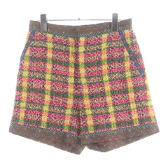 GUCCI (グッチ) チェック総柄 ツイードショーツ ハーフパンツ マルチカラー 609708 ZADC5のサムネイル