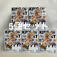 未開封 ONE PIECE KING OF ARTIST モンキー・D・ルフィ ギア5 Ⅲ フィギュア 5個セット SF5380 c099