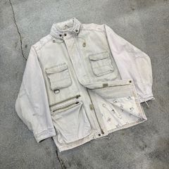 ラスト◼️エディーバウアーハリスツイードジャケットチェック柄3B