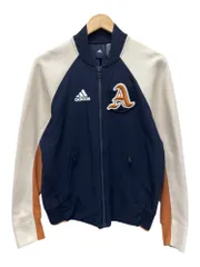adidas (アディダス) VRCTジャケット ブルゾン フルジップ DX8408 S ネイビー×オフホワイト ウィメンズ/028