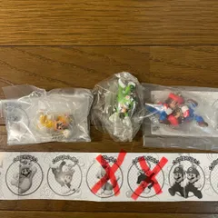 スーパーマリオ 3dマリオ マスコットキーチェーン ガチャ 3種セット