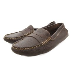 ロエベ LOEWE ドライビングシューズ 27cm 茶 レザー 美品 1121 - メルカリ