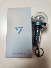seventeen ミニカラット棒 ミニペンライト キーリング 白＆黒 2セット
