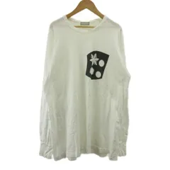 コムデギャルソンオム COMME des GARCONS HOMME Tシャツ 白 ホワイト 長袖 グラフィックプリント ラウンドネック カットソー HT-040140 /PP ■ECE004のサムネイル
