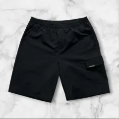 Calvin Klein ブラック カーゴ ハーフパンツ 34