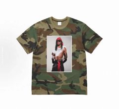 Supreme フォトプリント 迷彩Tシャツ カモフラ 半袖Tシャツ Lサイズ 