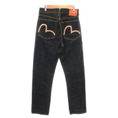新品】Evisu エヴィス 総柄 カモメ 大黒 バギーデニム 極太 - メルカリ
