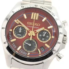 セイコー SEIKO 8T63-02X0 ルパン三世×セイコー オフィシャルウオッチ 世界3000本限定 クォーツ メンズ 箱・保証書付き_913700【ev10】のサムネイル