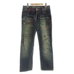 UNION MADE 刻印 デニム パンツ ジーンズインディゴワイドバギー 