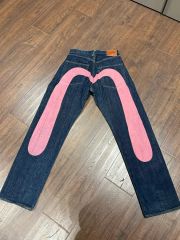 即購入OK‼︎サイズ38 ピンク大黒 エヴィス EVISU 2001 NO2 虎耳 - メルカリ