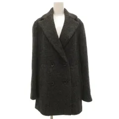 コムサイズム COMME CA ISM 美品 チェスターコート ウール M チャコールグレー ダブルブレスト /NL ■ECF004のサムネイル