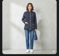 LODISPOTTO❤リバーシブルダウンジャケット 花柄×ピンクベージュ 美品 