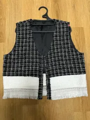 ツイード ベスト ブラックのサムネイル