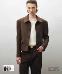 WILLY CHAVARRIA ZARA ショートトレンチコート Lサイズ - メルカリ