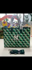 MLB NEW YORK NEW YORK YANKEES グリーン モノグラム トートバッグのサムネイル