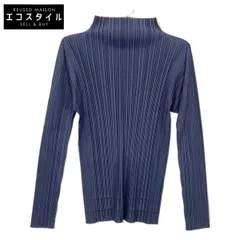 PLEATS PLEASE プリーツプリーズ  23SS PP31JK934 ﾈｲﾋﾞｰ　A-POC　SOFT PLEATS ﾊｲﾈｯｸ ｶｯﾄｿｰ F PLEATS PLEASE プリーツプリーズ 23SS PP31JK934 ネイビー A-POC SOFT