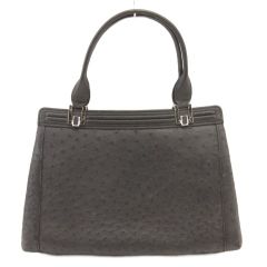 美品 オーストリッチレザー トートバッグ 黒 JRA公認 - メルカリ