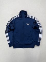 80s adidasアディダスイングランド製トラックジャケット紺ネイビー短丈 