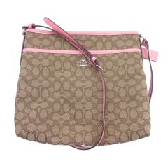 coach signature pvc pink shoulder bag - メルカリ