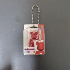 ベアブリック ルシェルブルー キーホルダートップBEARBRICK - メルカリ