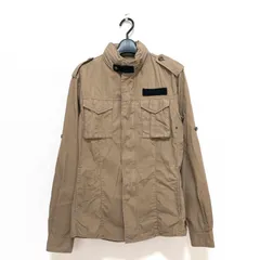 KATHARINE HAMNETT LONDON キャサリンハムネットロンドン ブルゾンジャケット ベージュ メンズ Lサイズ 綿100% コットンのサムネイル