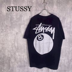 2304【入手困難】ステューシー♤ビッグロゴ8ボール 半袖Tシャツ 希少 