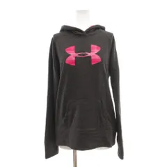 アンダーアーマー UNDER ARMOUR パーカー フーディー 裏毛 長袖 ロゴプリント YLG 灰色 グレー /SD ■ECF004