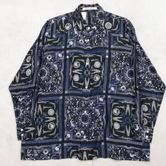 Pelle Pelle 総柄シャツ 長袖 XXL - メルカリ