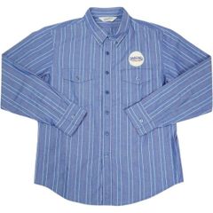 Atlast&co ワッペンワークシャツ グレー×黒 マチ付き 新品 - メルカリ