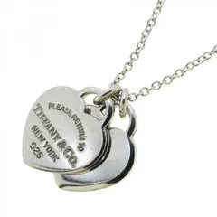 【6jdb0912-k】ティファニー ネックレス ダブルリターントゥハート シルバー925【中古】レディース