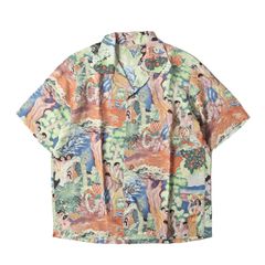 Gaban ボタニカル柄シャツ 美品 - メルカリ
