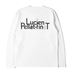 【新品同様】lucien pellat-finet ルシアンペラフィネ Tシャツ ホワイト 白 サイズ:XS | ラインストーンロゴ ロングスリーブ Tシャツ / カットソー | トップス 長袖 | 日本製【メンズ】【中古】のサムネイル