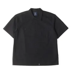 【美品】The Stylist Japan スタイリストジャパン シャツ ブラック 黒 サイズ:M | 24SS ワッペン付き 半袖 ワークシャツ (WORK SHIRTS S/S) | トップス カジュアルシャツ【メンズ】【中古】のサムネイル