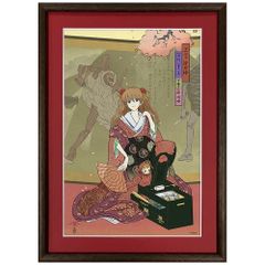原作35周年記念スレイヤーズ浮世絵木版画 美少女天才魔道士之図 リナ
