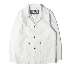 DIESEL ディーゼル ジャケット ホワイト 白 サイズ:S | ストレッチキャンバス カバーオール / ジャケット (D-ROLK-SP2) | アウター ブルゾン 上着【メンズ】【中古】のサムネイル