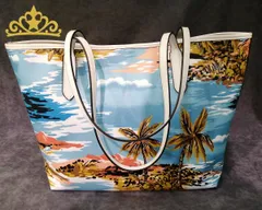 COACH シティトート ハワイアンプリント トートバッグ レディース コーチ