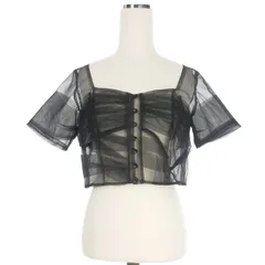 チカキサダ Chika Kisada 23SS チュールトップス ビスチェ 1 Tulle bustier-チュールビスチェ-Chika Kisada（チカキサダ）通販| st