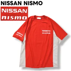 【定番】 ニッサン 日産 NISSAN ニスモ NISMO ロゴ プリント メッシュ Tシャツ L レッド x グレー モーター スポーツ ウェア スポーツカー 自動車 企業物 作業着 メンズ