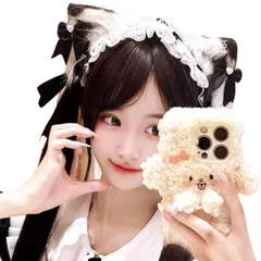 【新品】 猫耳 ヘッドドレス ロリータ ゴスロリ カチューシャ リボン ヘアアクセサリー レース 髪飾り コスプレ アクセサリー (ブラック, Free Size) 1