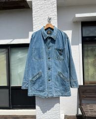 90s AnchorBlueアンカーブルー デニムカバーオール チョアコートXL