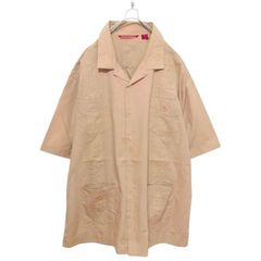 1990s Havanera レーヨン混オープンカラーシャツ キューバシャツ