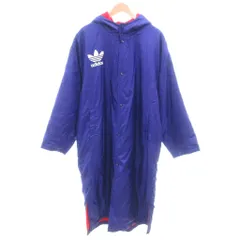 アディダスオリジナルス adidas originals コート L 青 ブルー フード付き 無地 長袖 /SC ■ECF004