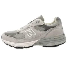 未使用 New Balance ニューバランス 27.5cm MR993GL MADE IN USA USA製 ランニングシューズ ABZORB ピッグスキンスエード GRAY  99000873