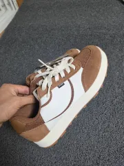 THE NORTH FACE ホワイトレーベル ドーム ブラウン/白 スニーカー