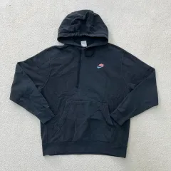 L NIKE バックロゴ フーデッド Tシャツ 0316M